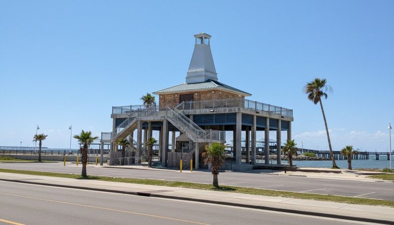 Concrete Platform Building